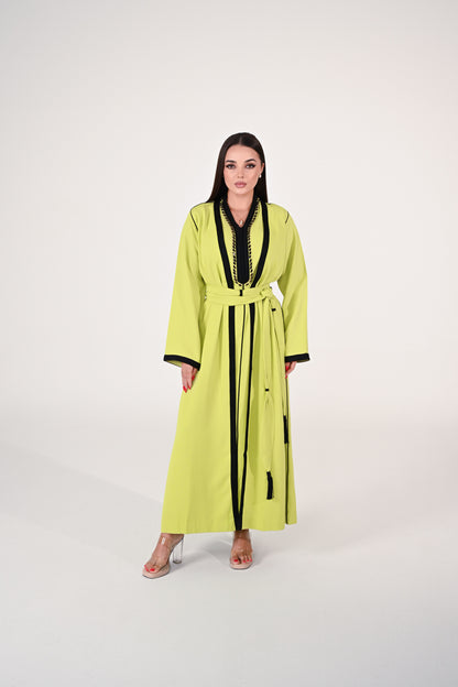 Pear Green Modern Abaya