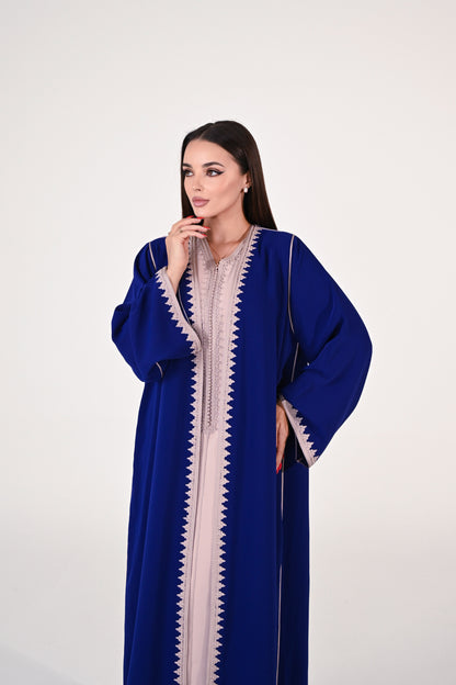 Indigo Moroccan Abaya