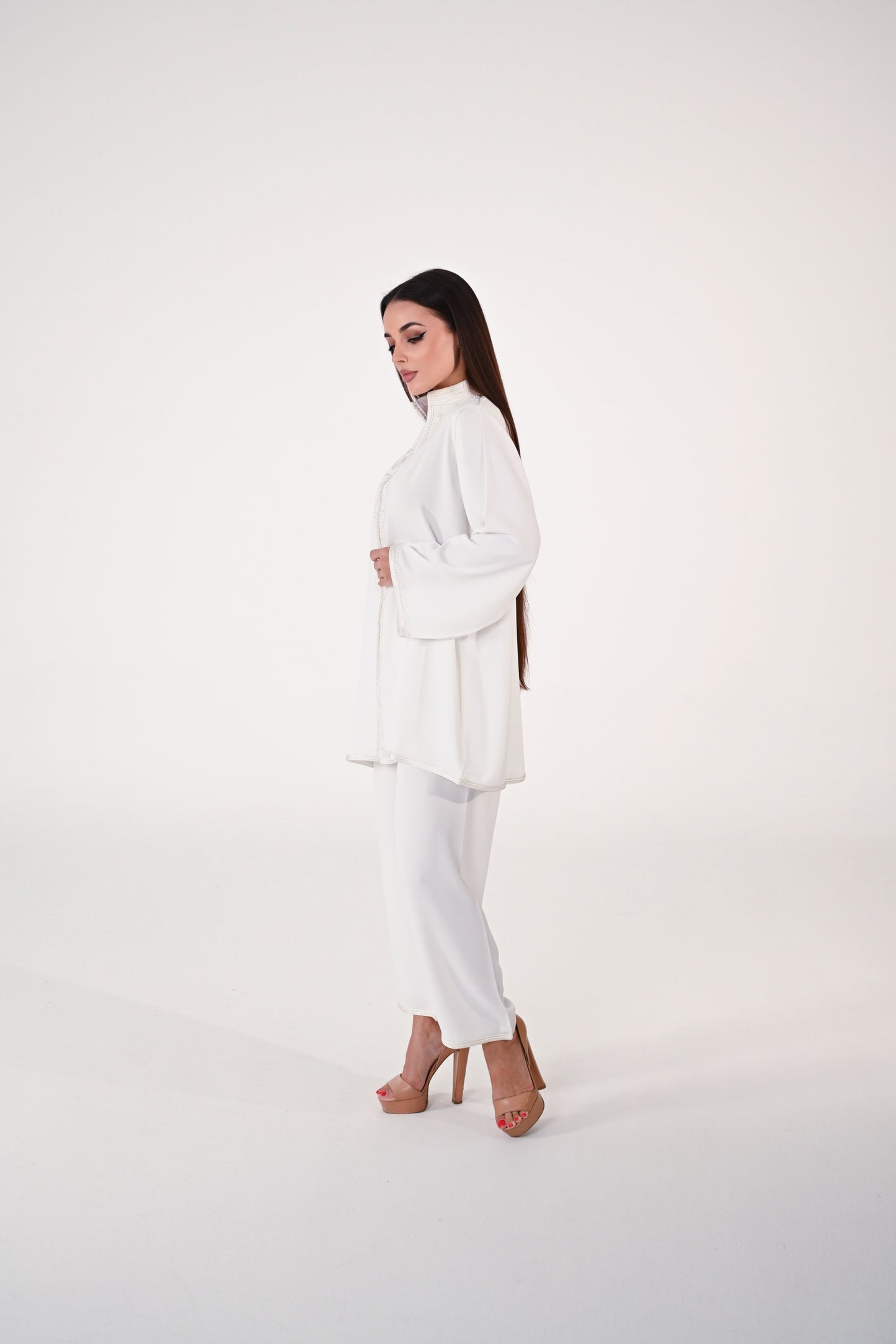 Pearl White Tunic & Pants