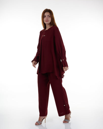 Tunic Sleeve Set (Oak Maroon)