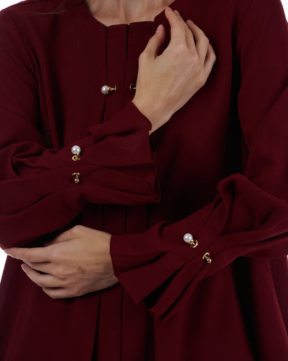 Tunic Sleeve Set (Oak Maroon)