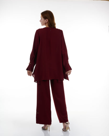 Tunic Sleeve Set (Oak Maroon)