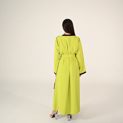 Pear Green Modern Abaya