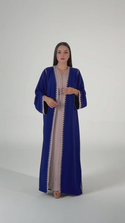 Indigo Moroccan Abaya